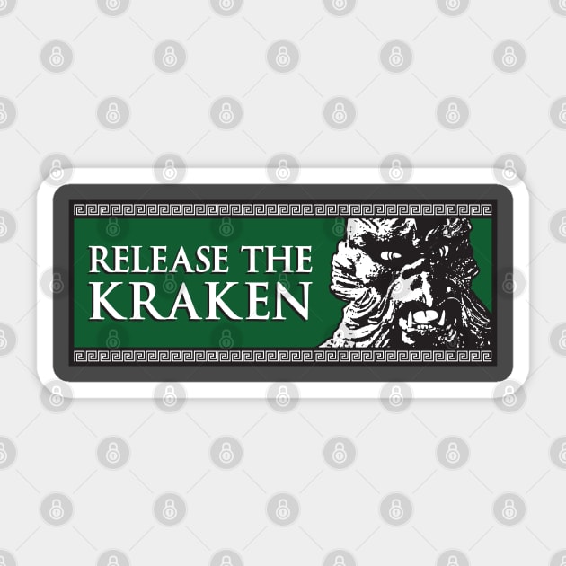 Release The Kraken Sticker by Chewbaccadoll